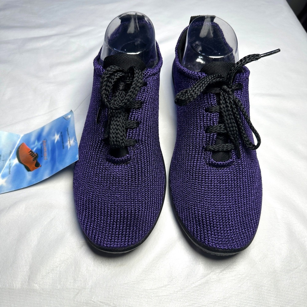 Arcopedico LS Knit Sneaker Women 39 US 8-8.5 Purple Walking Shoes Comfort Travel - Picture 11 of 12